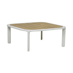 Lagoon Outdoor Square Coffee Table | Teak Top | Myka Home