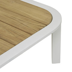 Lagoon Outdoor Square Coffee Table | Teak Top | Myka Home