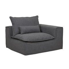 Orlando Slouch 1 Seater Right Arm