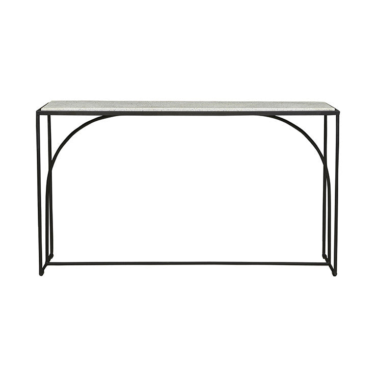 Copenhagen Console Table | Black Terrazzo | Myka Home - View 4