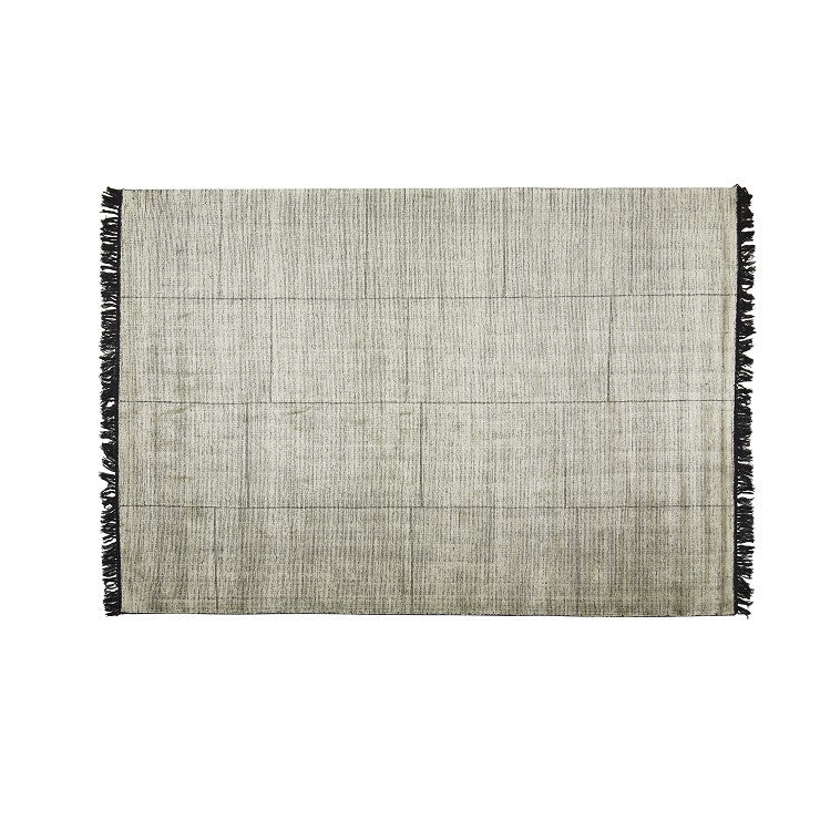 Adele Tassel Rug | Steel Wool Blend | Myka Home - View 3