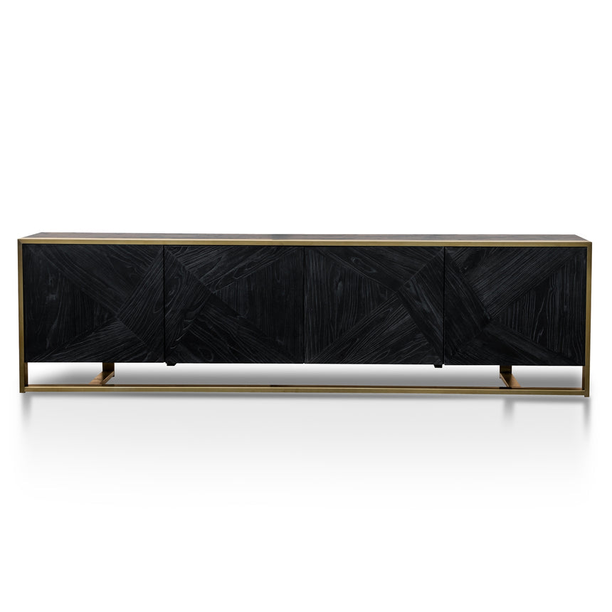 2.2m Entertainment TV Unit | Golden | Myka Home - View 3