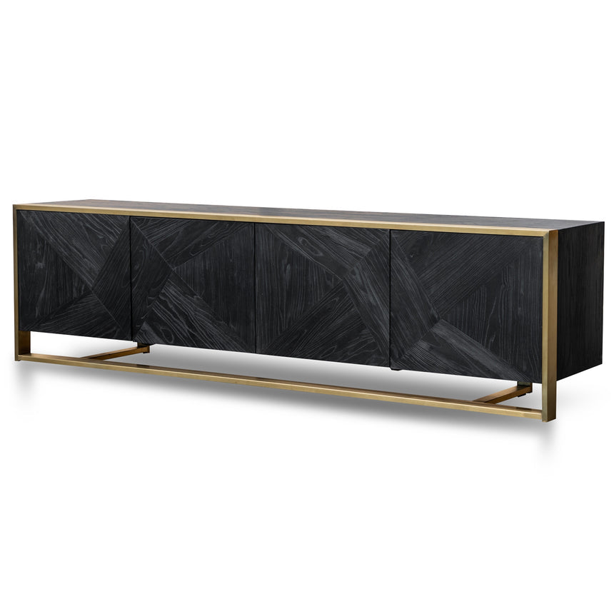 2.2m Entertainment TV Unit | Golden | Myka Home