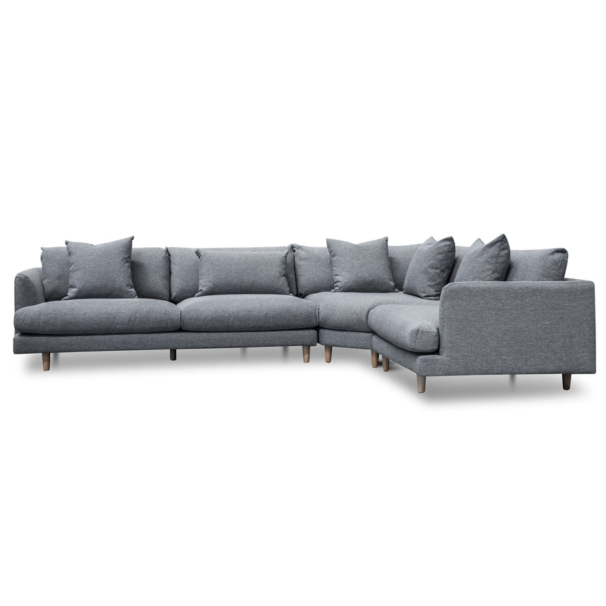 Right Return Modular Sofa - Graphite Grey - View 2