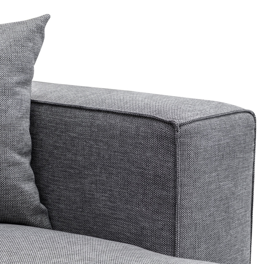 3 Seater Right Chaise Sofa - Graphite Grey - View 2