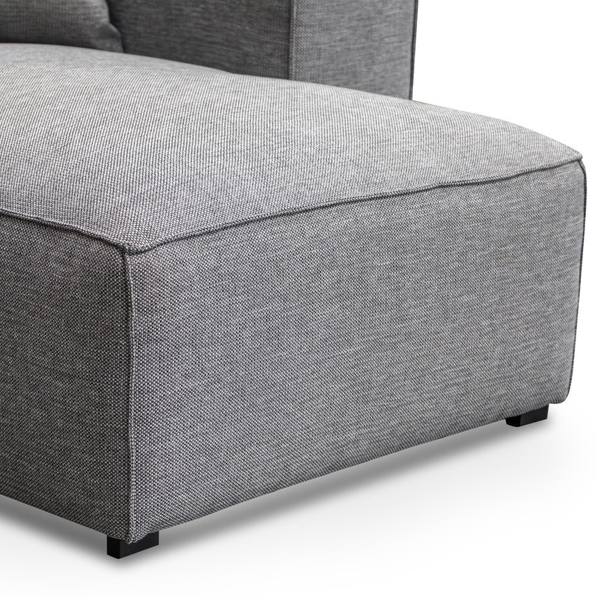 3 Seater Right Chaise Sofa - Graphite Grey - View 5