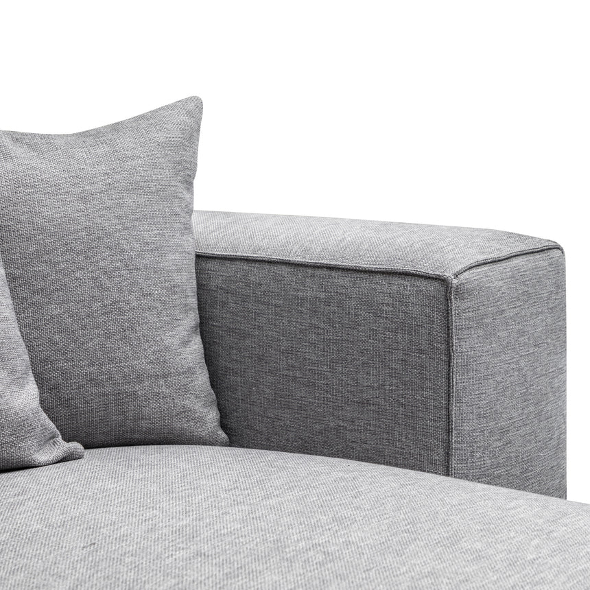 3 Seater Right Chaise Sofa - Graphite Grey - View 4