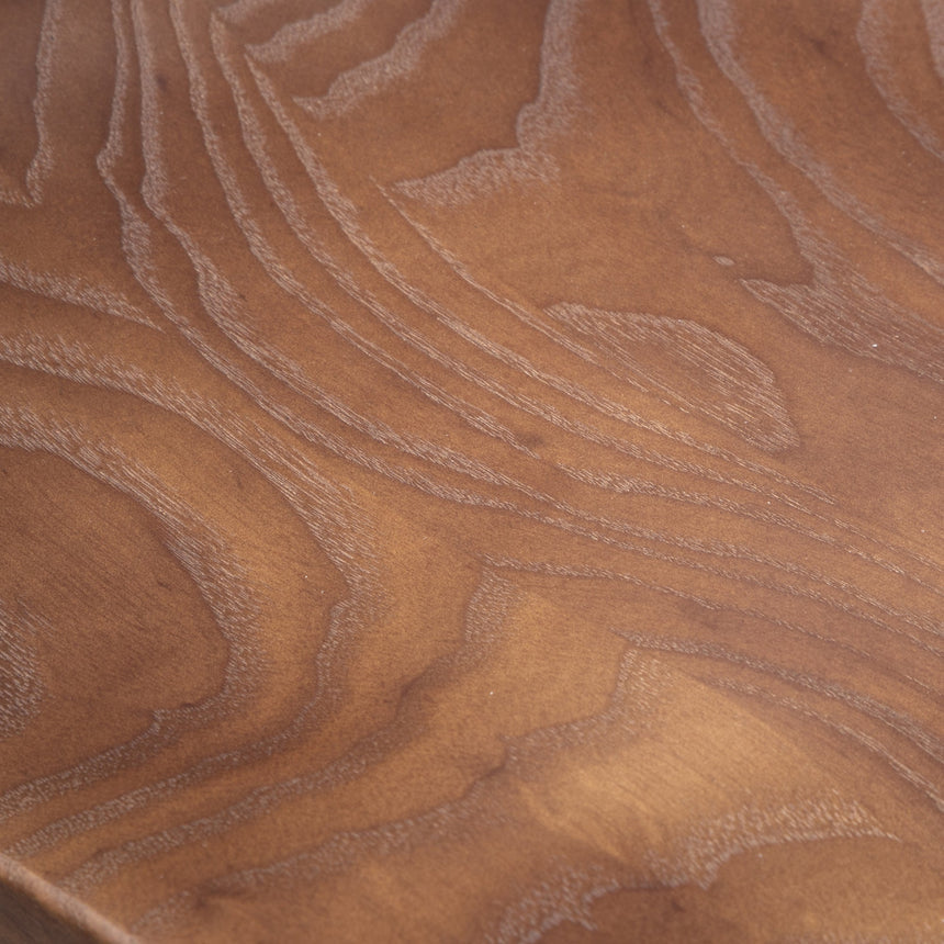 65cm Wooden Bar stool - Walnut (Set of 2) - View 11