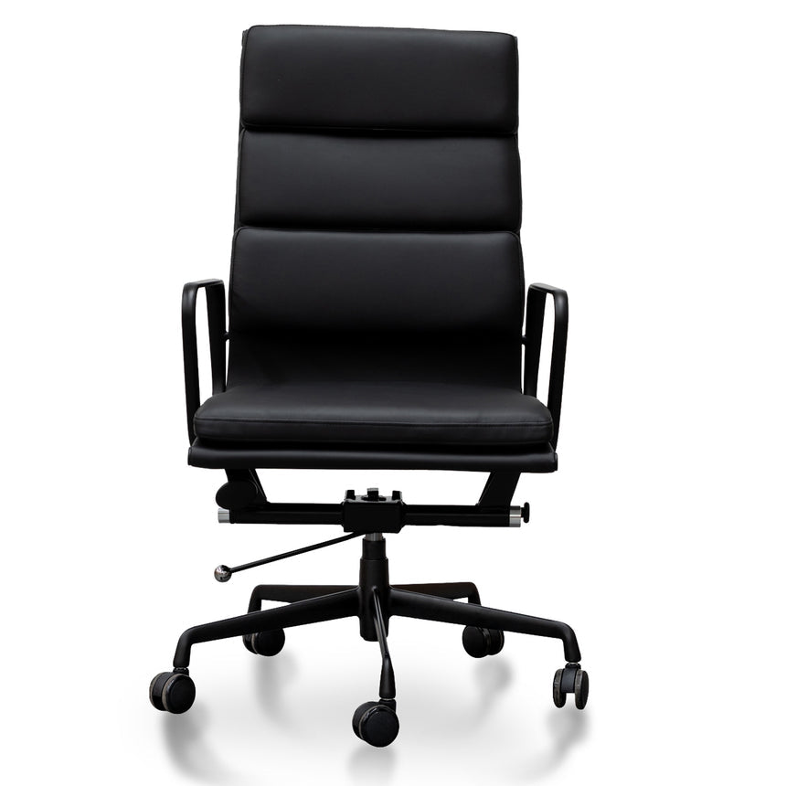 High Back Office Chair | Full Black | Myka Home