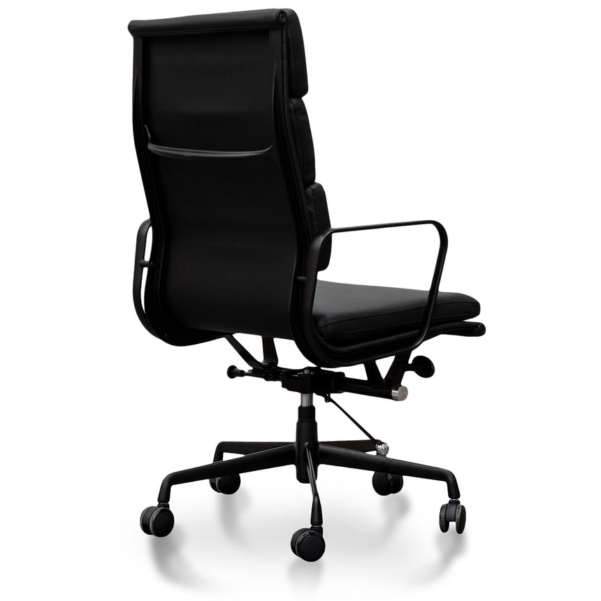 High Back Office Chair | Full Black | Myka Home - View 5