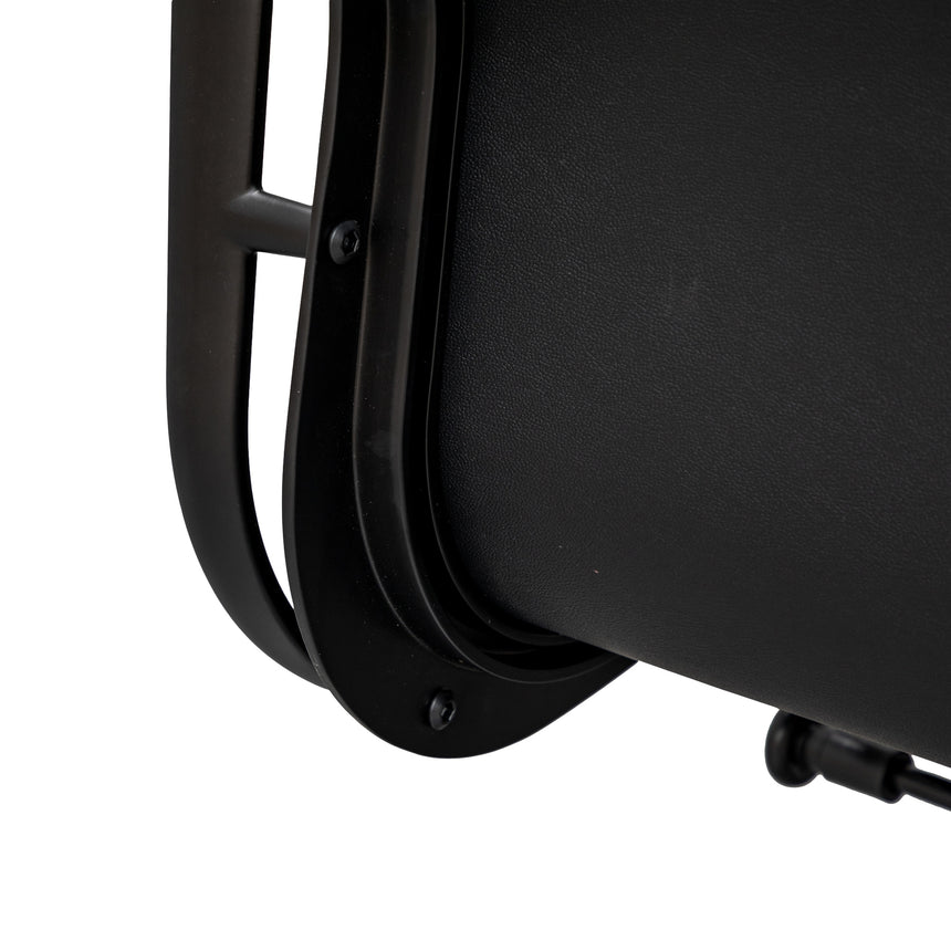 High Back Office Chair | Full Black | Myka Home - View 10