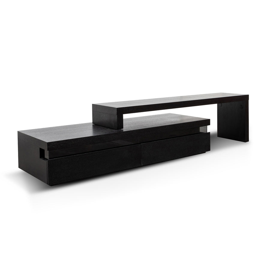 TV Entertainment Unit | Lowline - Black | Myka Home - View 3