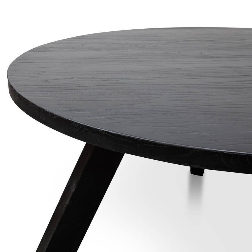 1.5M Round Dining Table - Full Black - View 3