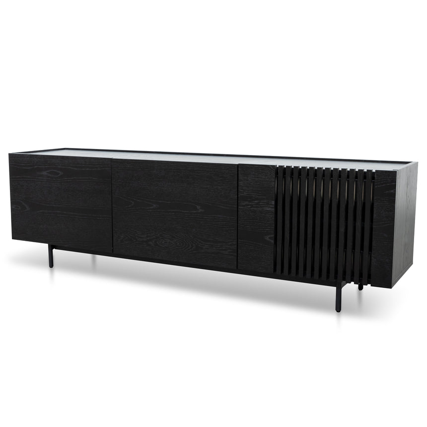 Entertainment TV Unit | Black | Myka Home - View 4