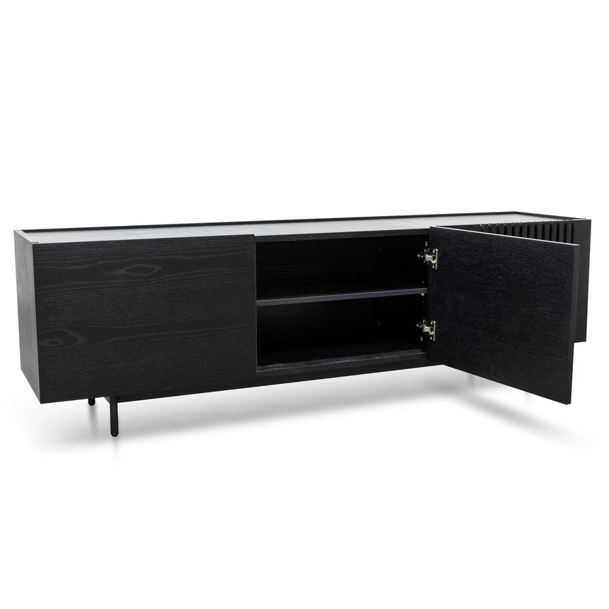 Entertainment TV Unit | Black | Myka Home - View 3
