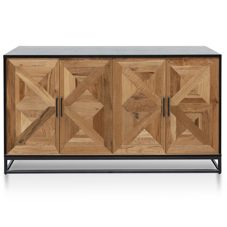 Wide Sideboard - European Knotty Oak and Peppercorn - View 5