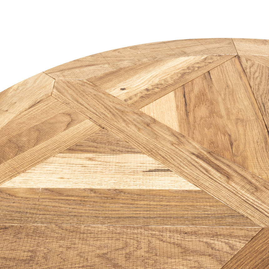 Round Dining Table - Oak - View 5