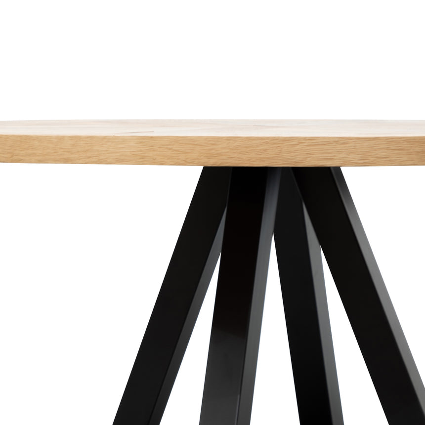 Round Dining Table - Oak - View 3