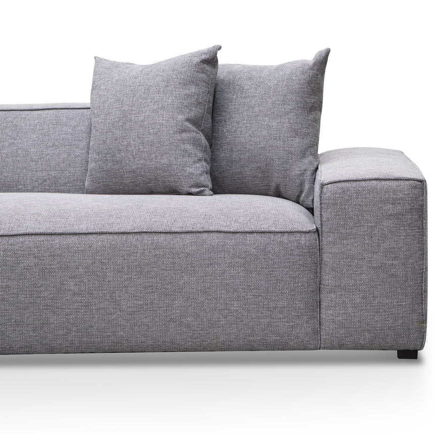 3 Seater Left Chaise Sofa - Graphite Grey - View 4
