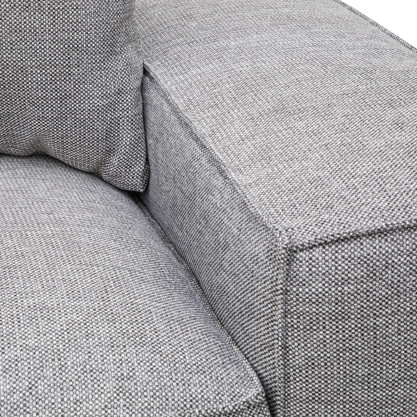 3 Seater Left Chaise Sofa - Graphite Grey - View 8