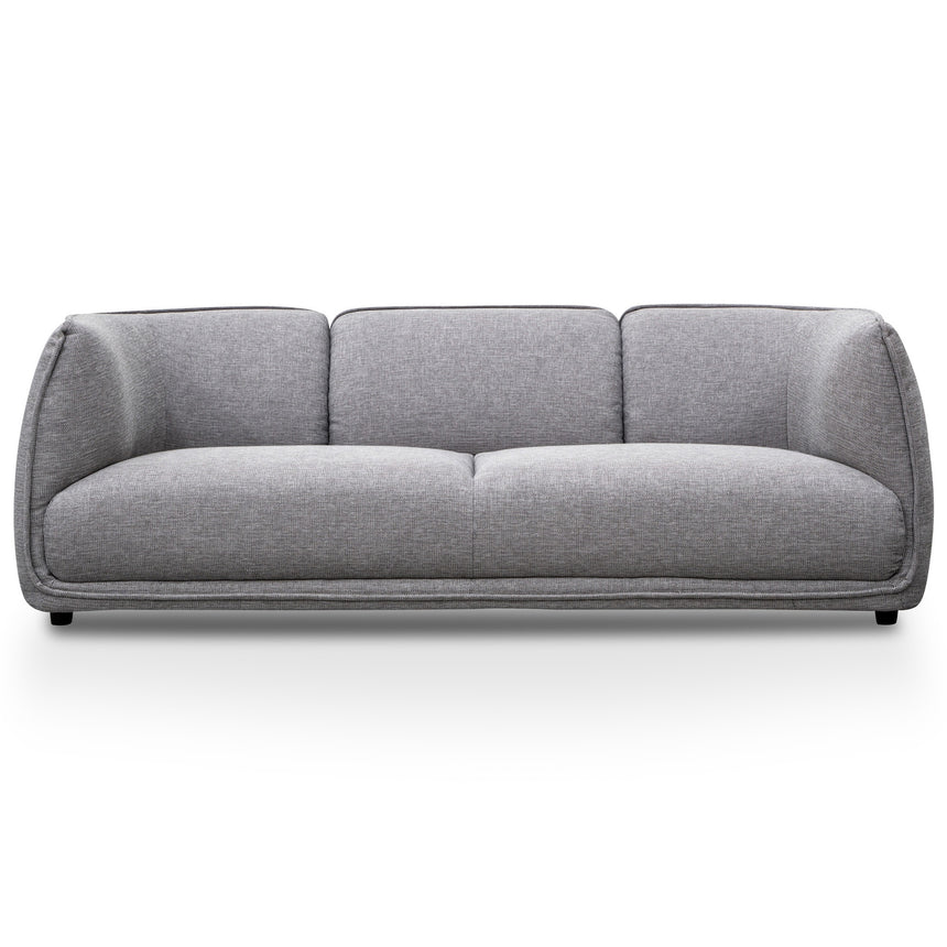 3 Seater Fabric Sofa- Graphite Grey - View 5