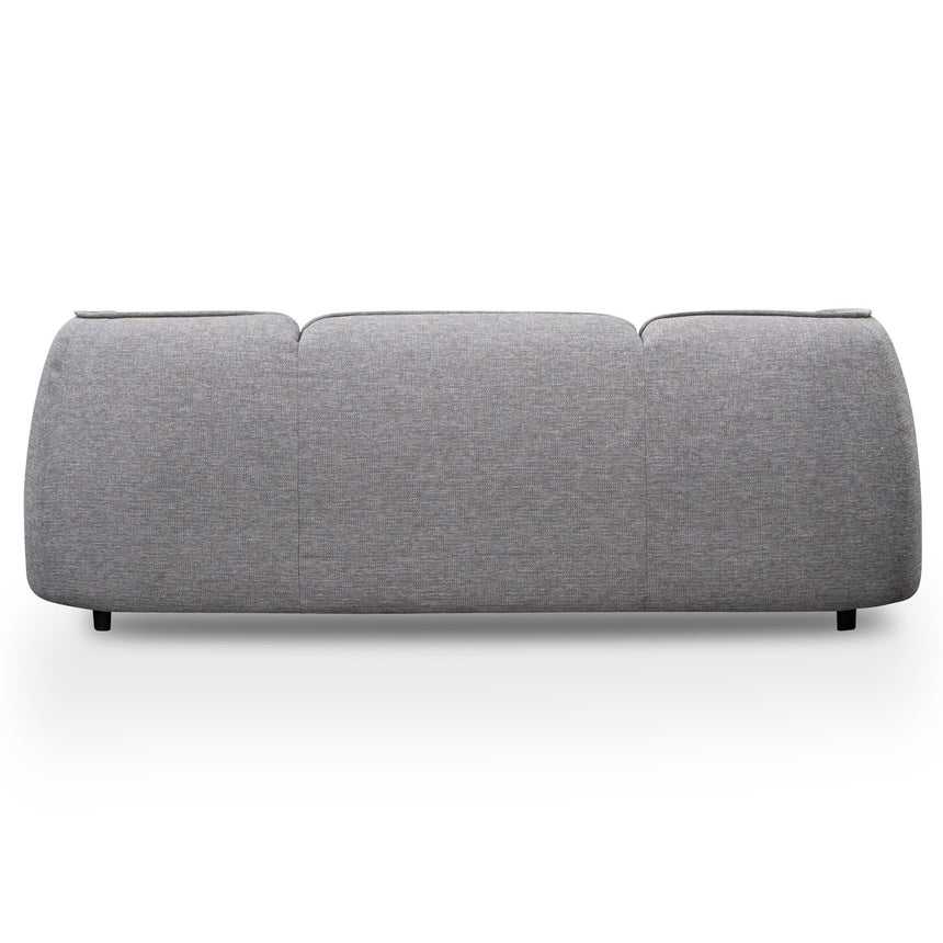 3 Seater Fabric Sofa- Graphite Grey - View 3