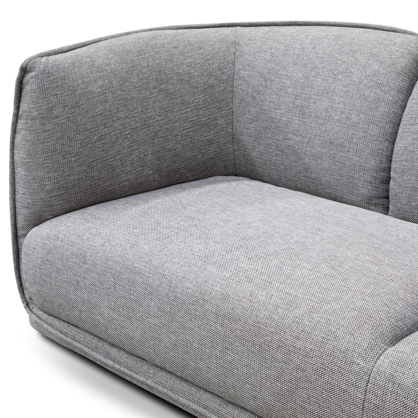 3 Seater Fabric Sofa- Graphite Grey - View 9