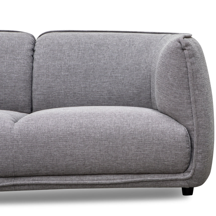 2 Seater Fabric Sofa- Graphite Grey - View 4
