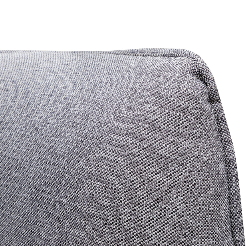 2 Seater Fabric Sofa- Graphite Grey - View 9