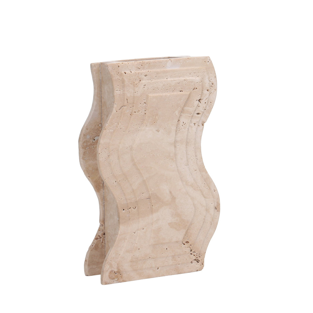 Curve Marble Base | Beige | Myka Home - View 2