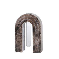 Marble  Arch Vase | Dark Coffee | Myka Home