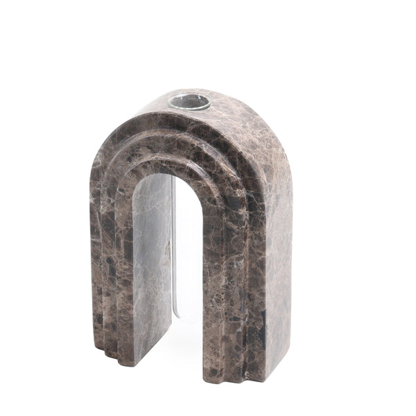 Marble  Arch Vase | Dark Coffee | Myka Home