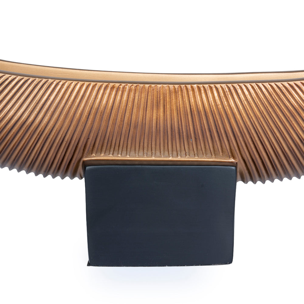 Decorative Boat Vase | Brown | Myka Home - View 5