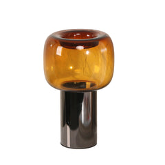 Amber Small Glass Vase | Brown | Myka Home