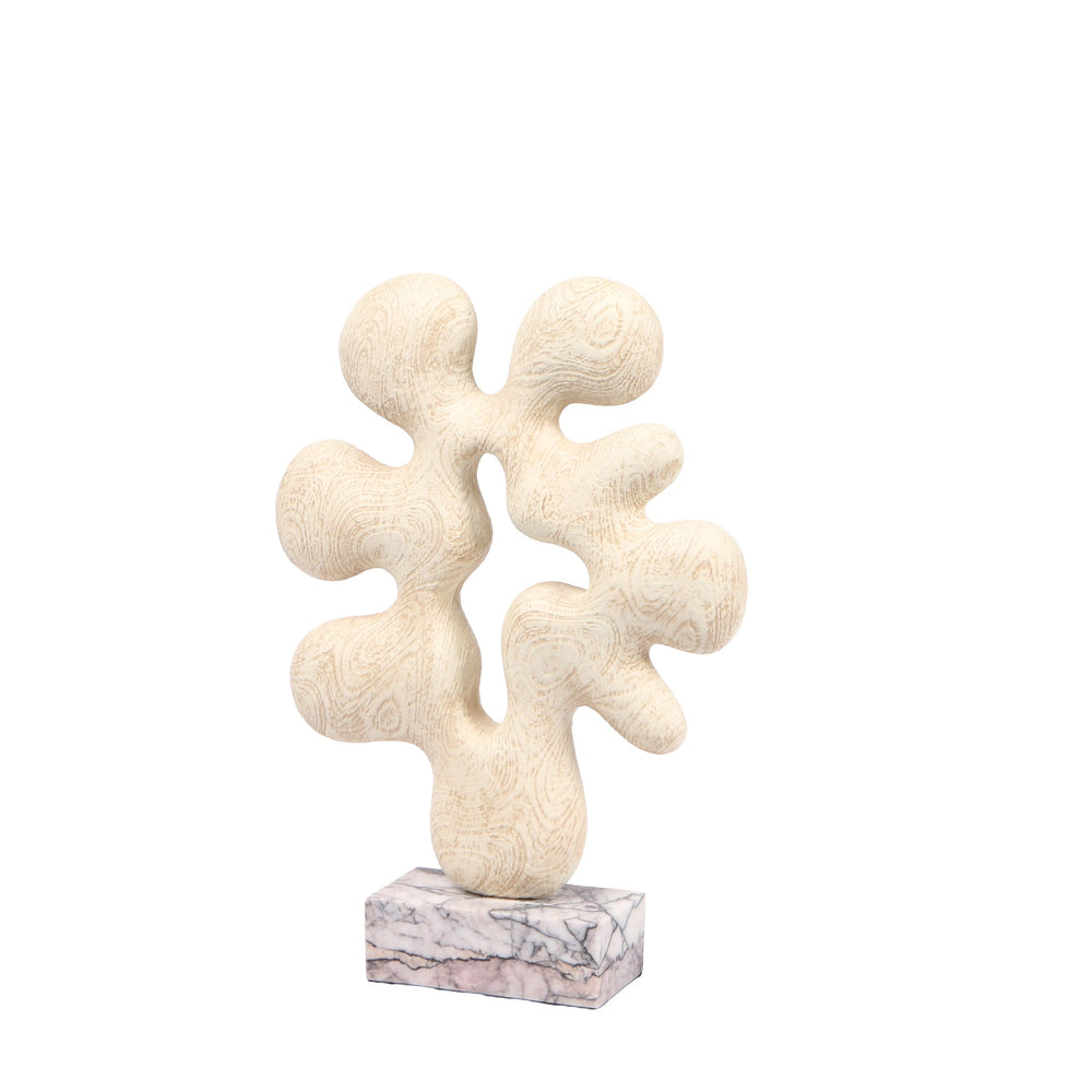 Organic Desktop Sculpture | Beige | Myka Home