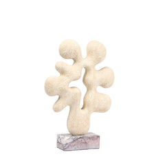 Organic Desktop Sculpture | Beige | Myka Home
