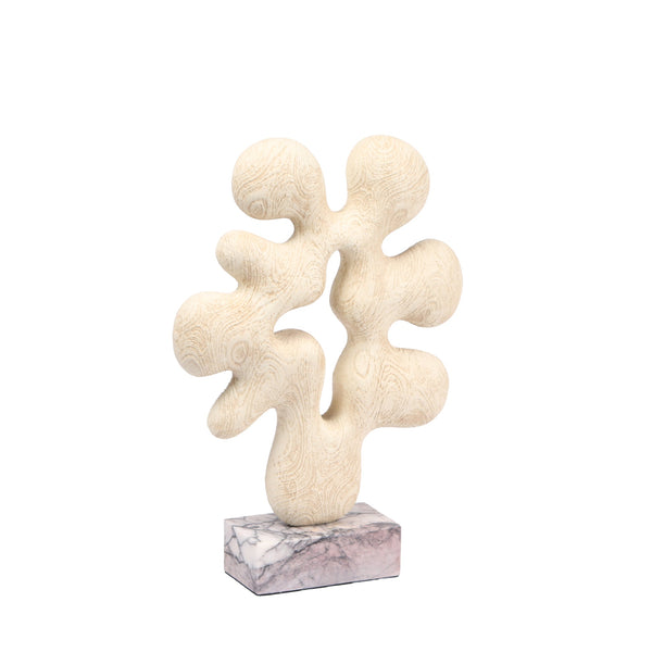 Organic Desktop Sculpture | Beige | Myka Home - View 4