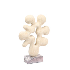 Organic Desktop Sculpture | Beige | Myka Home