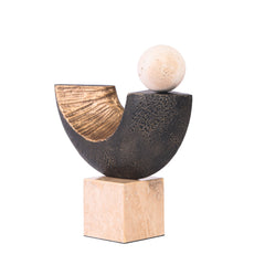 Balance Sculpture | Dark Bronze | Myka Home