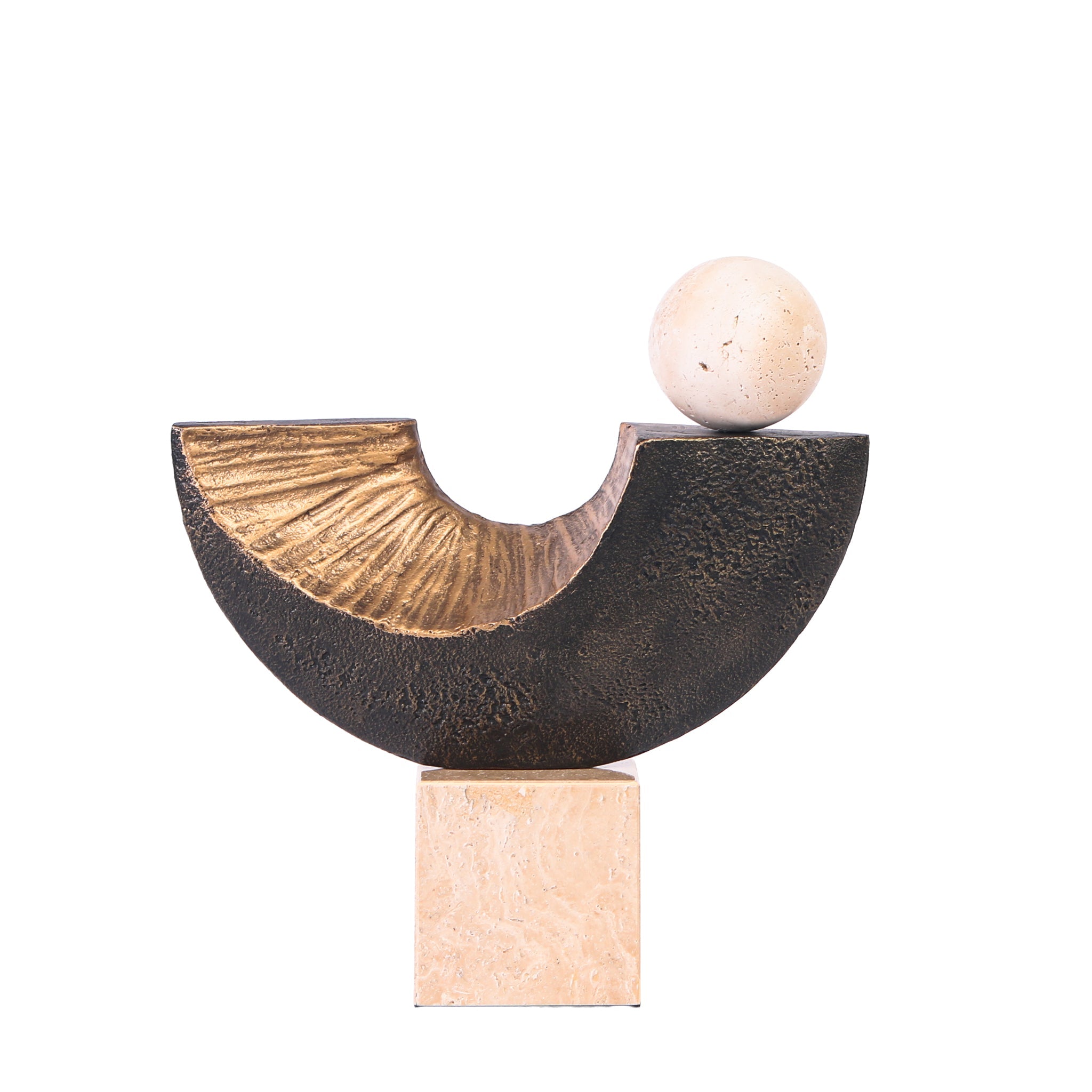 Balance Sculpture | Dark Bronze | Myka Home - View 4