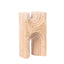 Carved Marble Sculpture | Beige | Myka Home