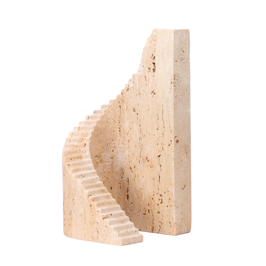 Step Marble Sculpture | Beige | Myka Home