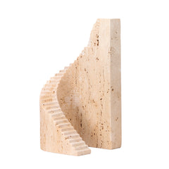 Step Marble Sculpture | Beige | Myka Home