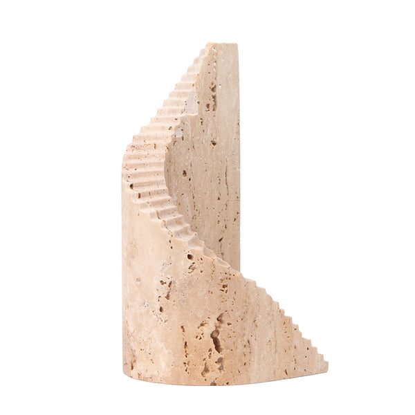 Step Marble Sculpture | Beige | Myka Home - View 5