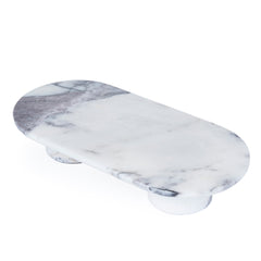Natural Marble Tray | White | Myka Home