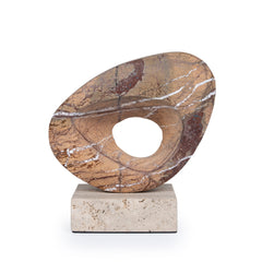 Halo Marble Sculpture | Coffee | Myka Home