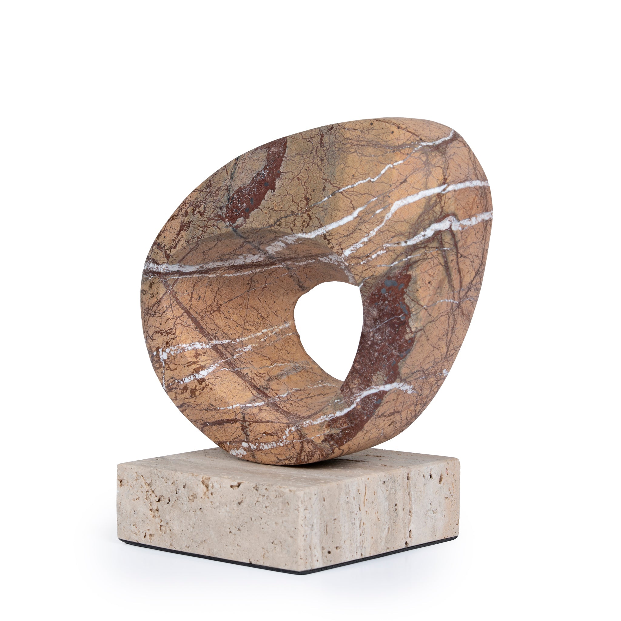 Halo Marble Sculpture | Coffee | Myka Home