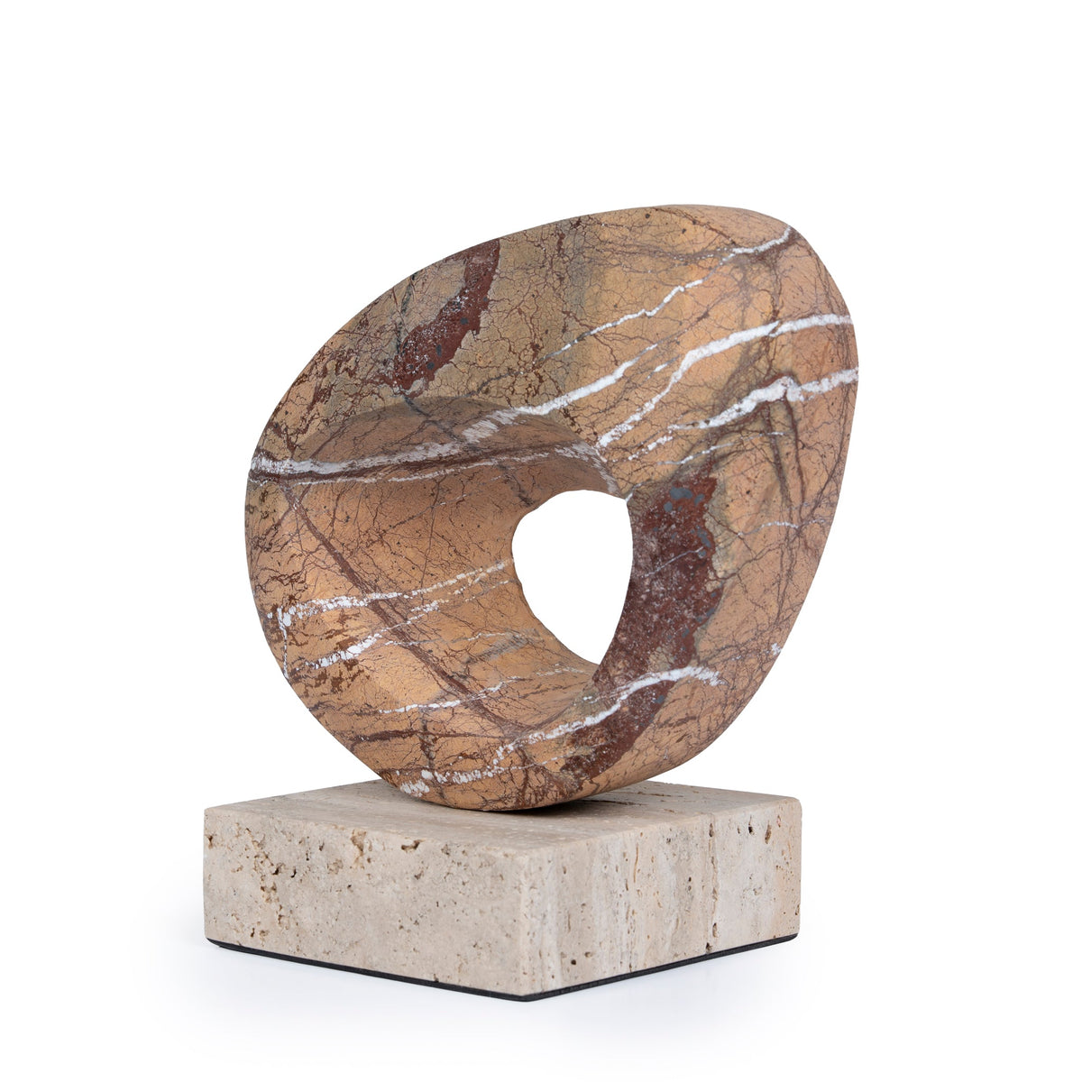 Halo Marble Sculpture | Coffee | Myka Home