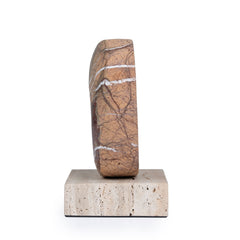 Halo Marble Sculpture | Coffee | Myka Home