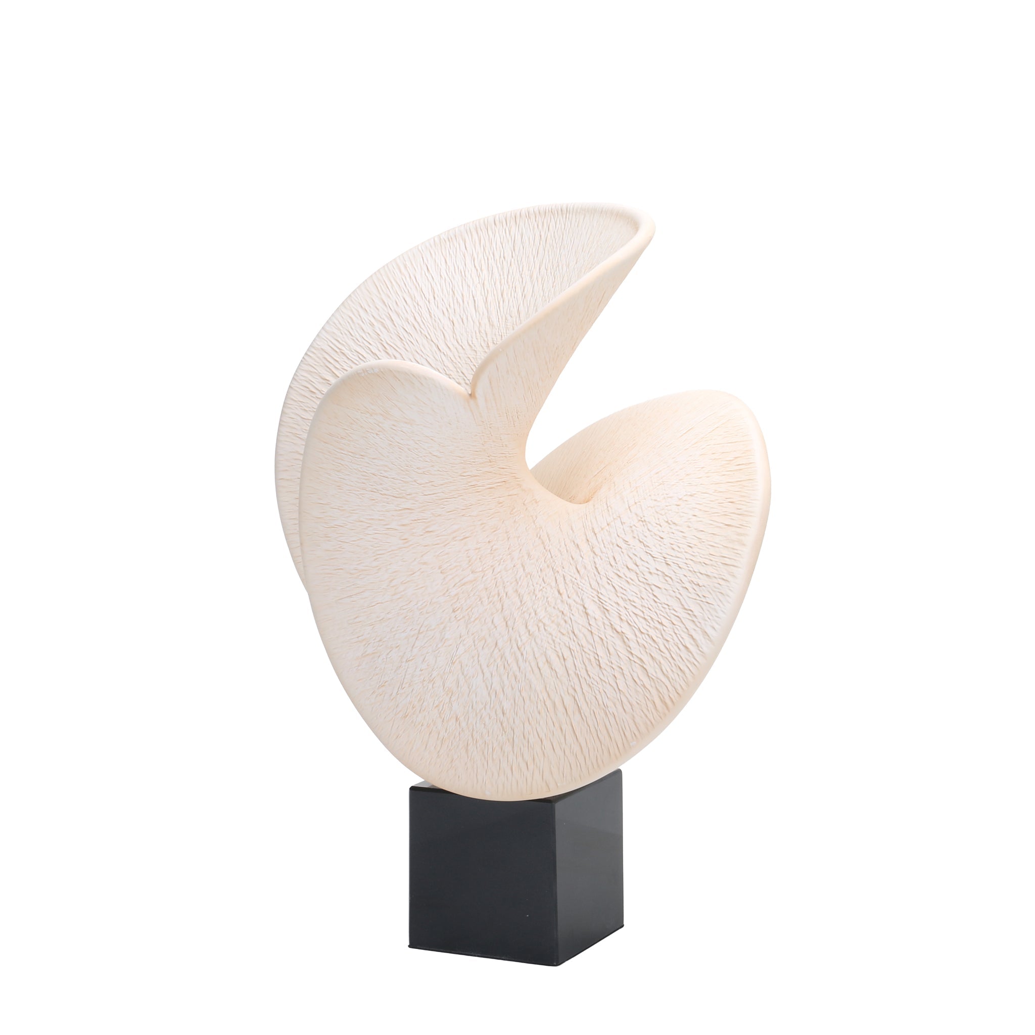 Shell Look Sculpture | Beige | Myka Home - View 5